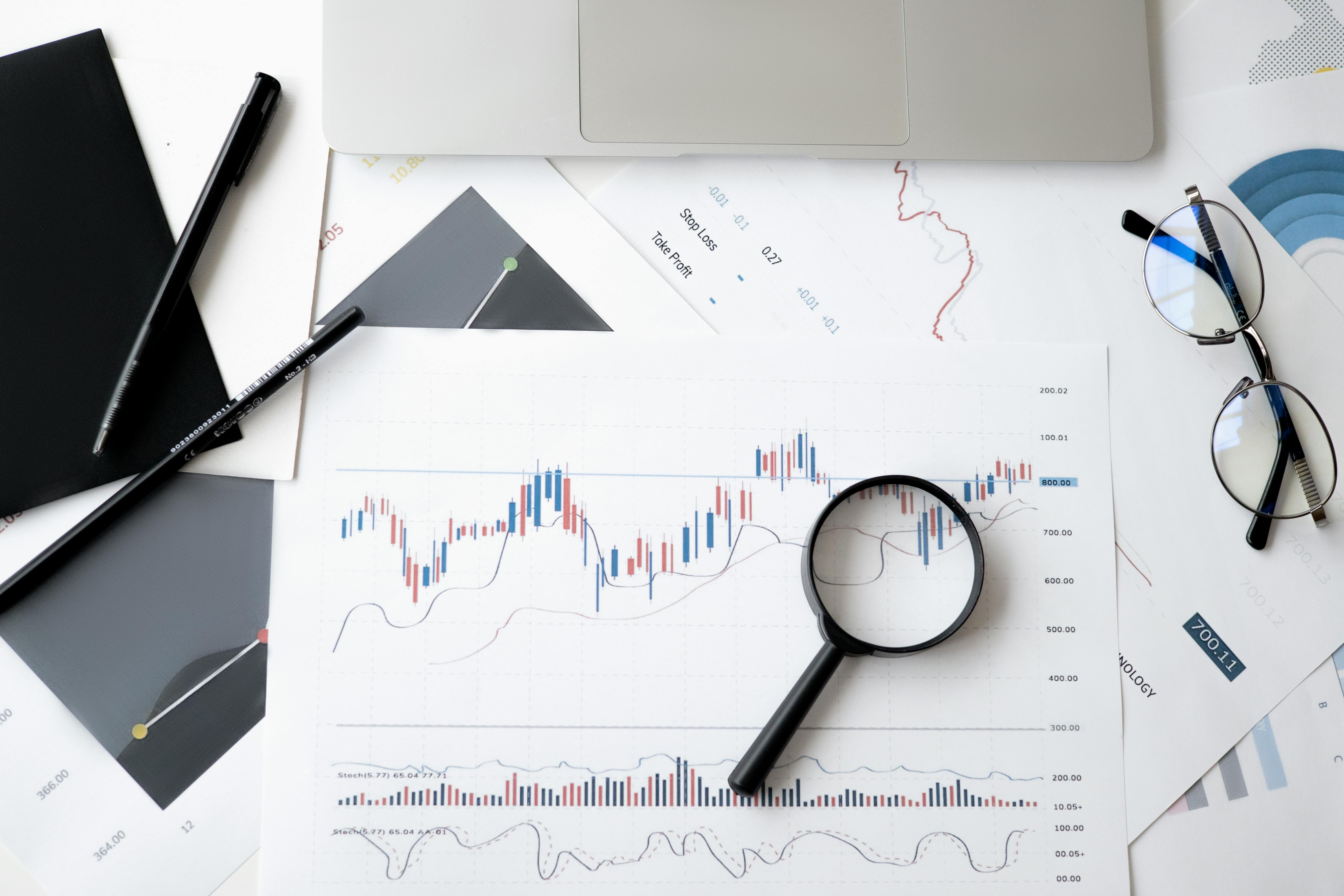 A financial dashboard showing graphs and KPIs, illustrating the data-driven insights a management accountant provides.